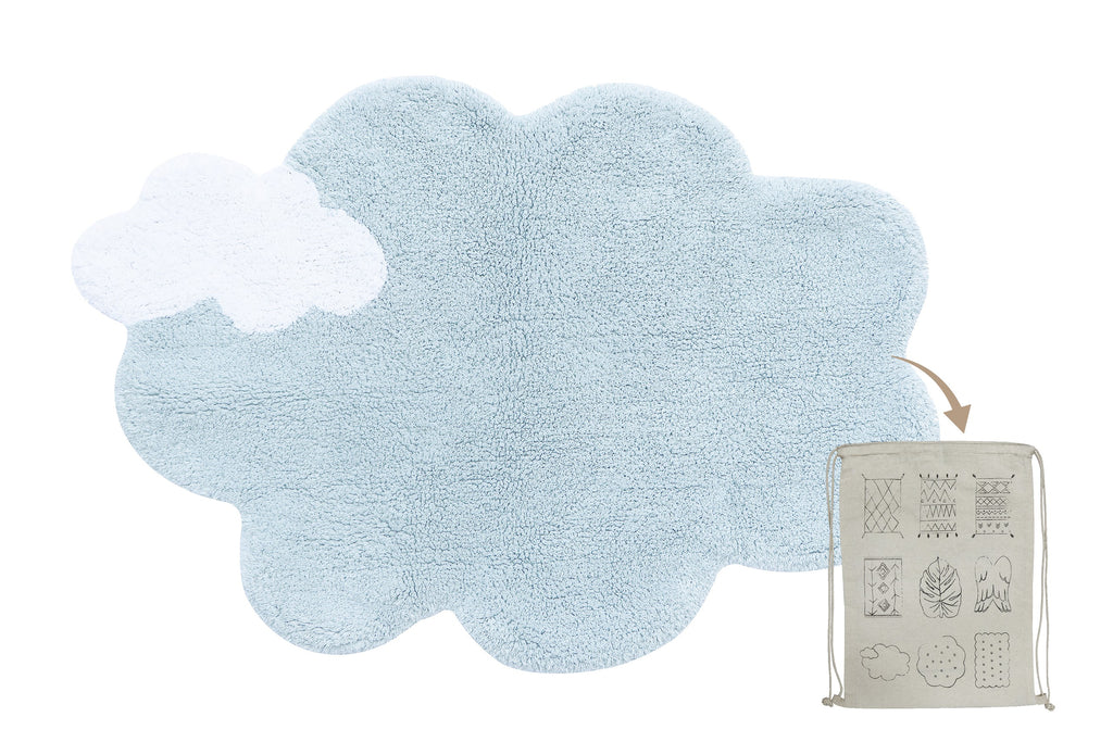 Transform Your Space with the Cloud Washable Puffy Rug by Lorena Canals at www.brixbailey.com