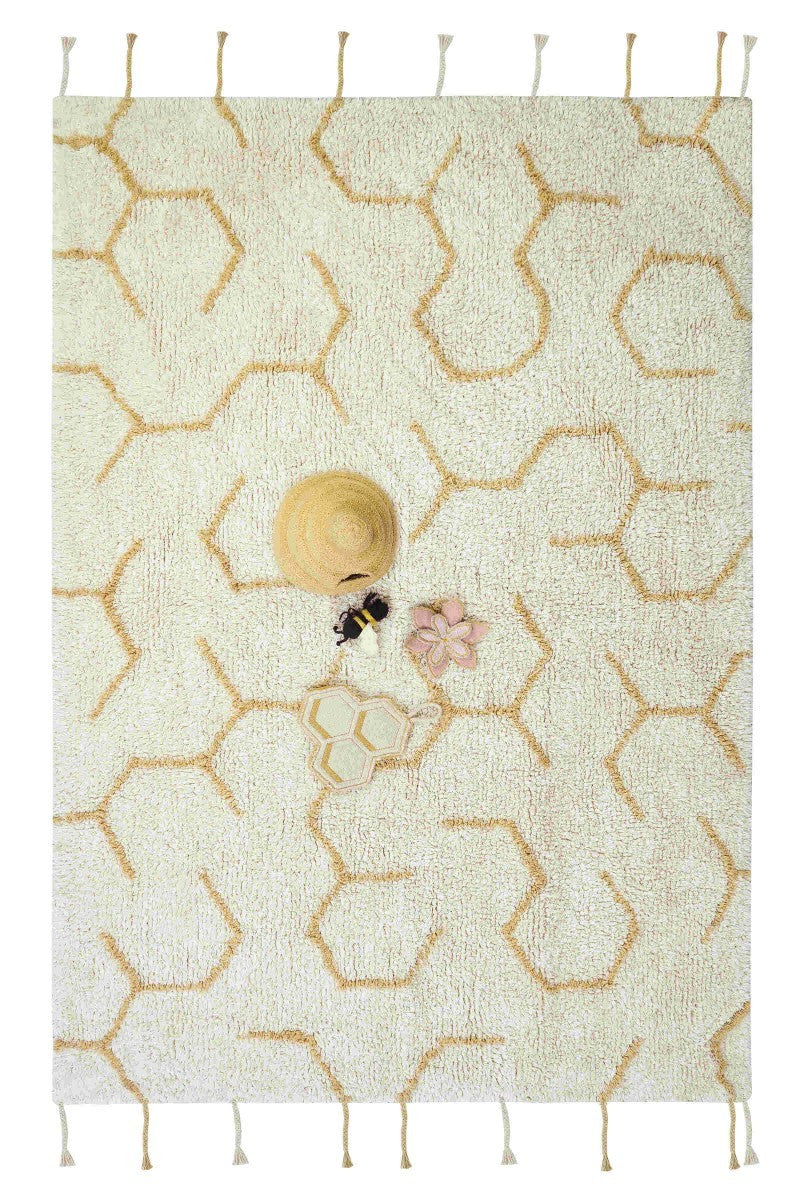 Interactive Play Rug Pollination - Explore the Bee Journey, Safe & Eco-Friendly for Kids by Lorena Canals at www.brixbailey.com