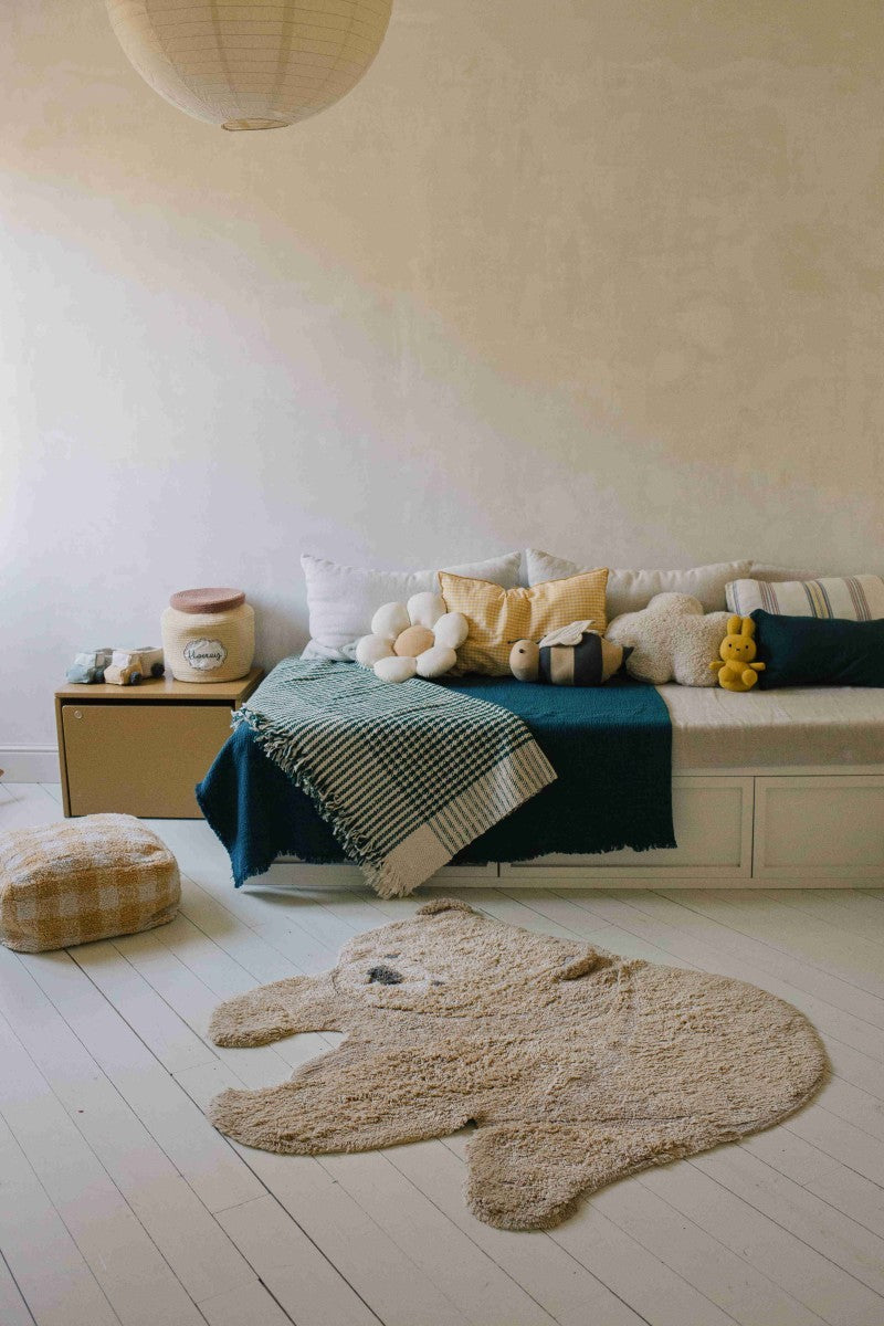 Carefully Handcrafted Bear Rug - Soft, Sustainable & Stylish by Lorena Canals at www.brixbailey.com