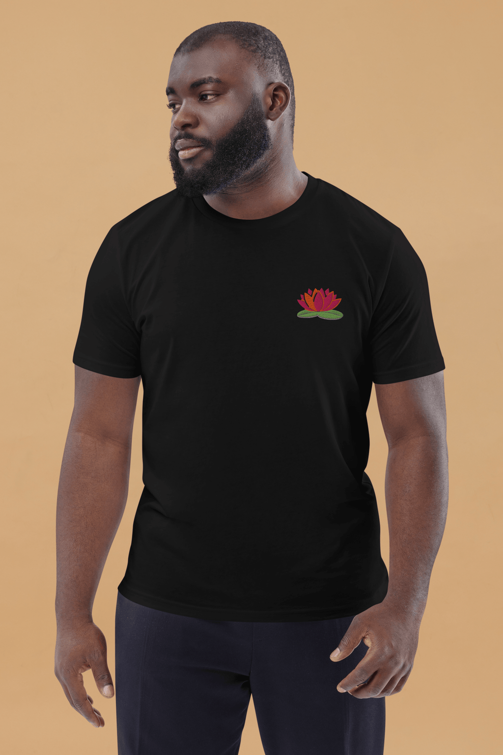 Water Lily T-Shirt in Black