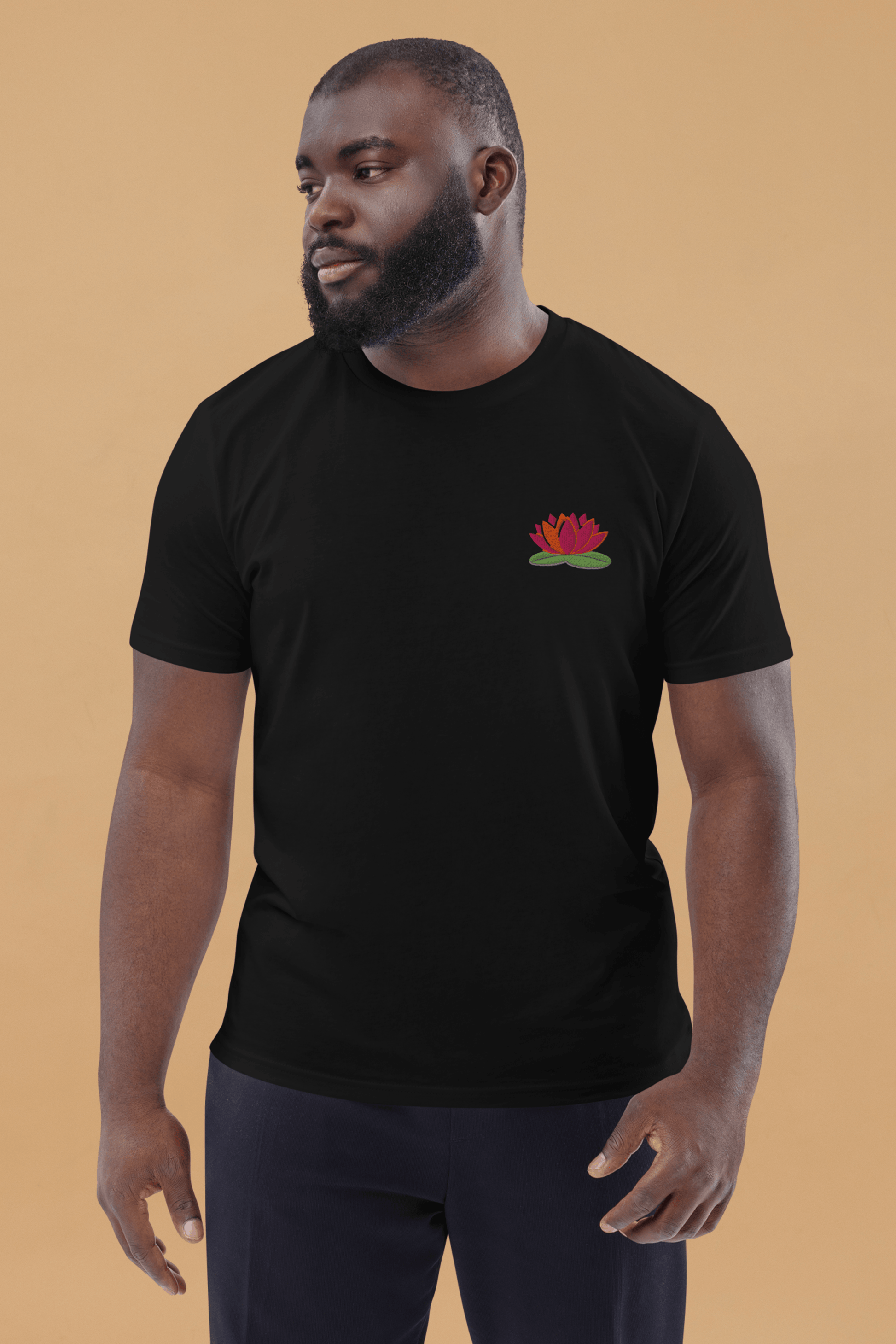 Water Lily T-Shirt in Black