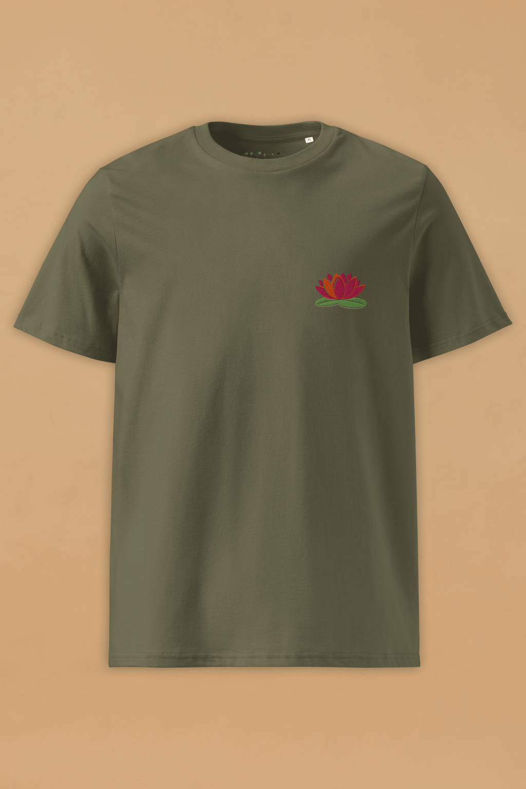 Water Lily T Shirt in Khaki