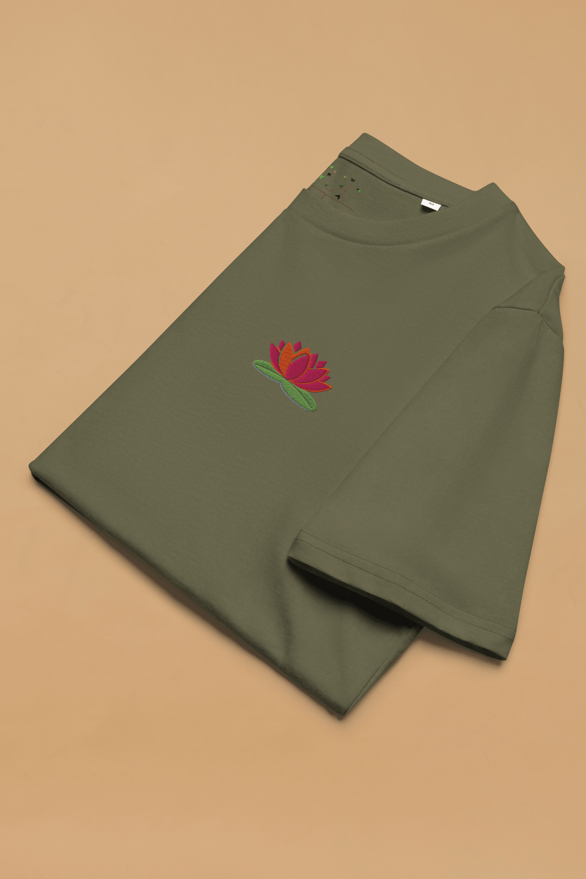 Water Lily T Shirt in Khaki