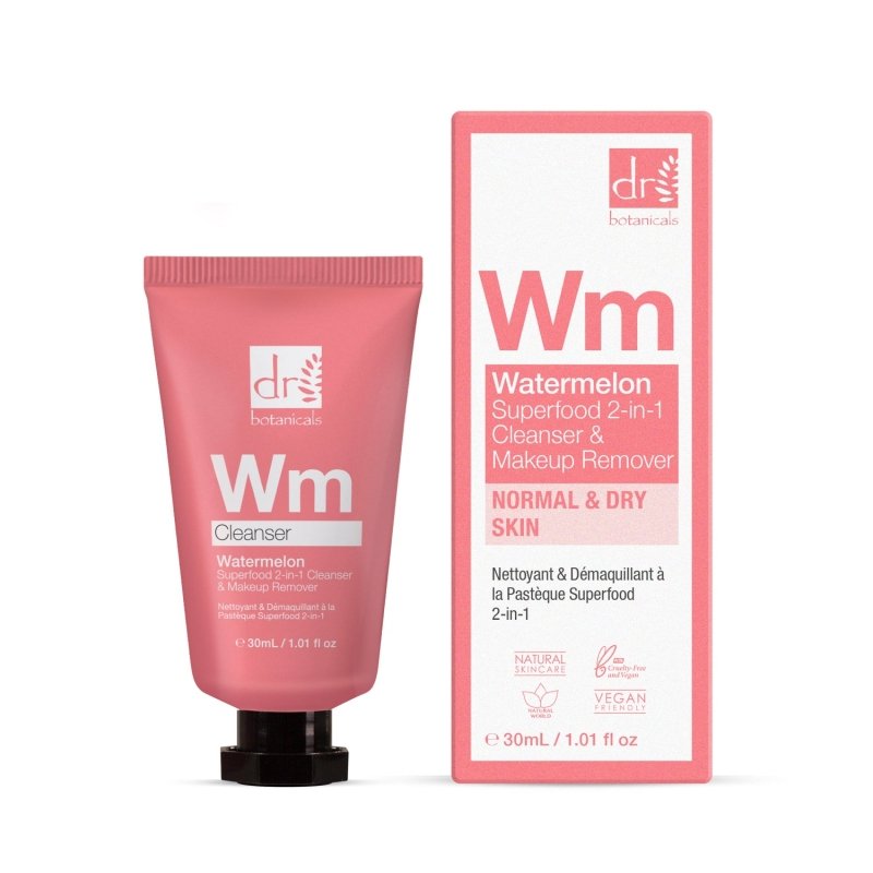 Watermelon Superfood 2 in 1 Cleanser and Makeup Remover 30ml
