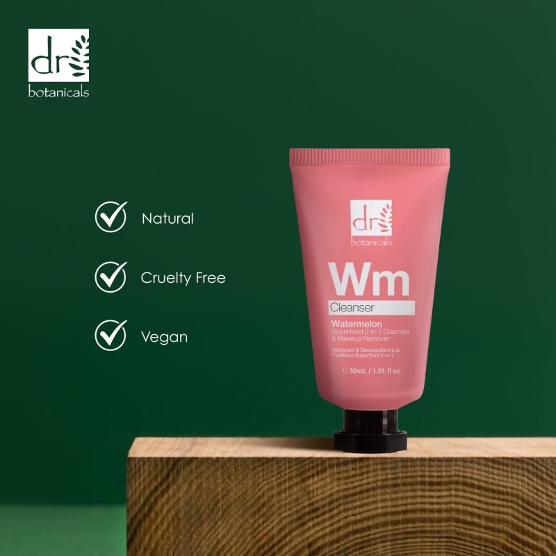 Watermelon Superfood 2 in 1 Cleanser and Makeup Remover 30ml