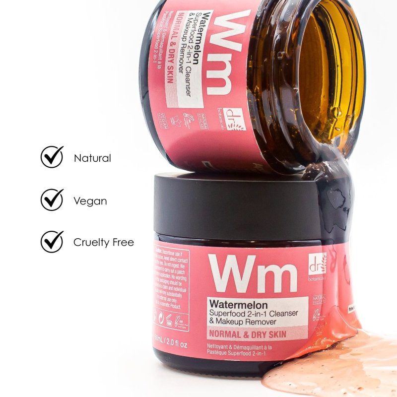 Watermelon Superfood 2 in 1 Cleanser and Makeup Remover 60ml