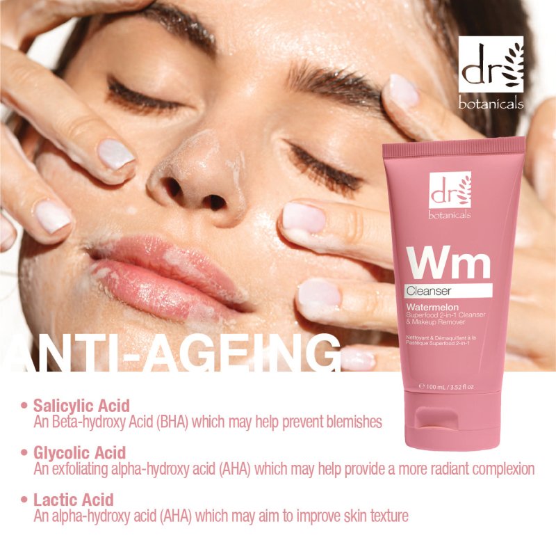 Watermelon Superfood 2 in 1 Cleanser and Makeup Remover 100ml
