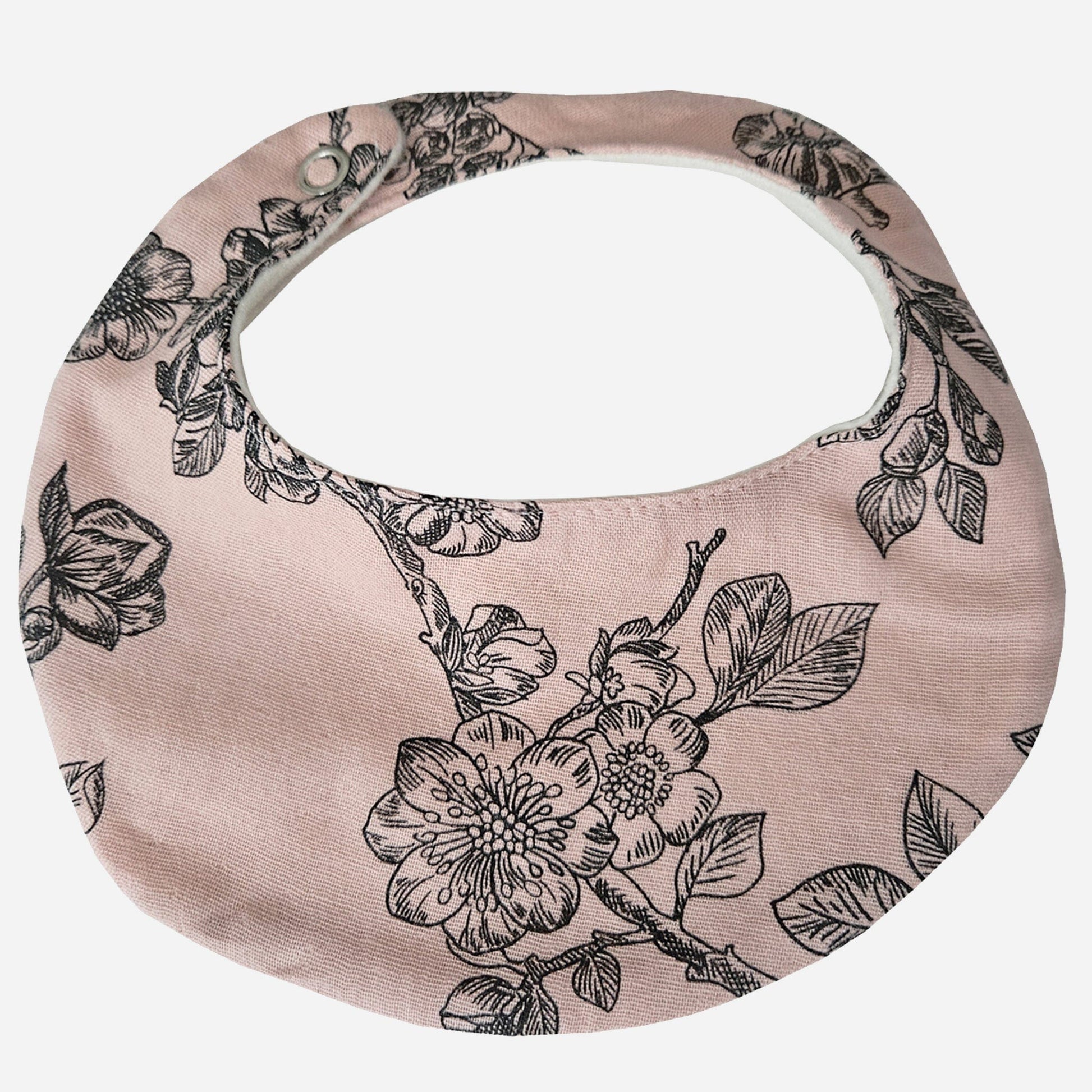 Waterproof Floral Rounded Bib