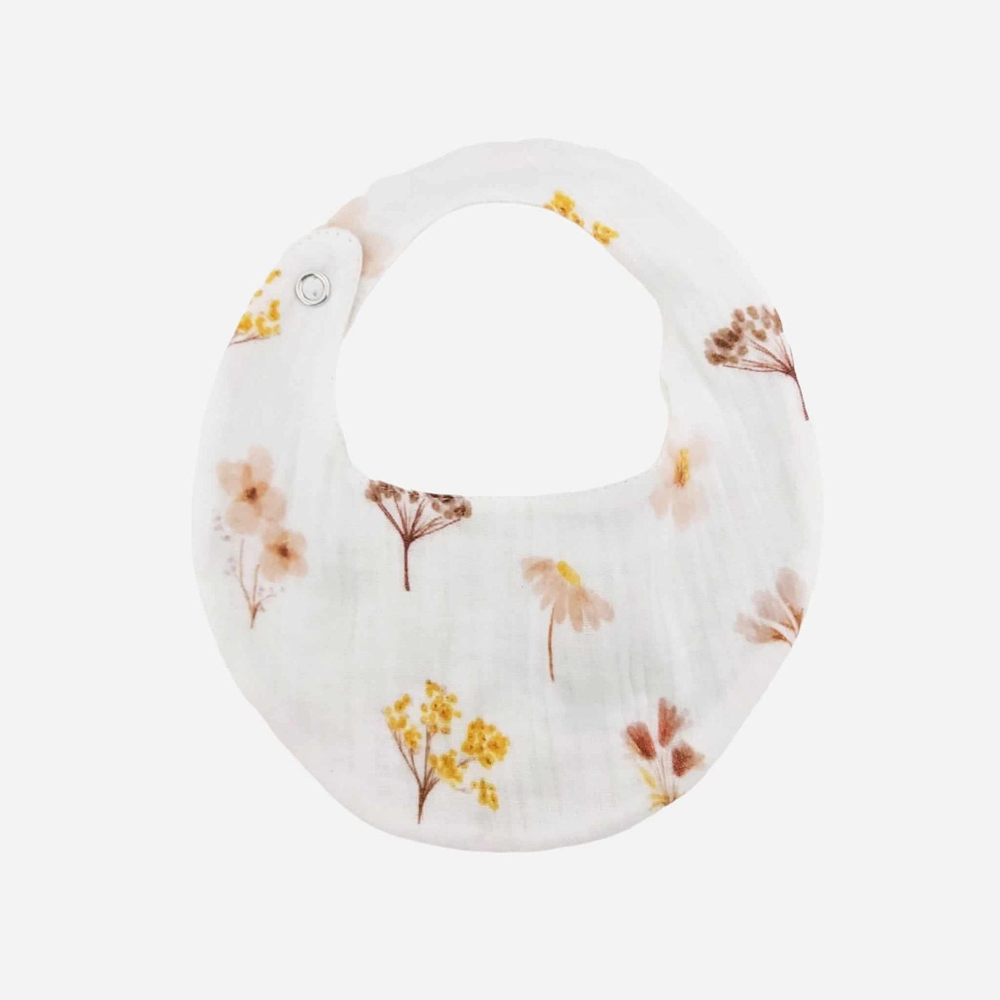 Waterproof Neutral Motif Dribble Bib