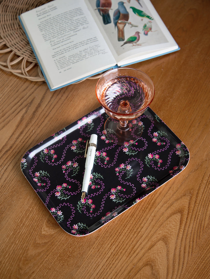 Waves of Love Serving Tray