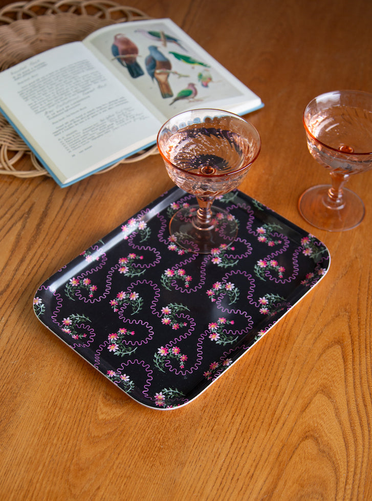 Waves of Love Serving Tray