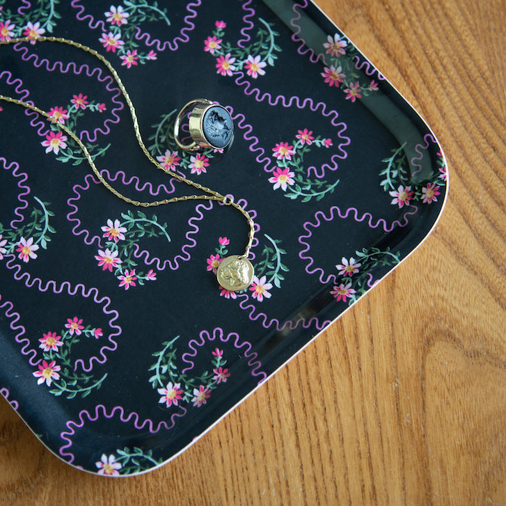 Waves of Love Serving Tray