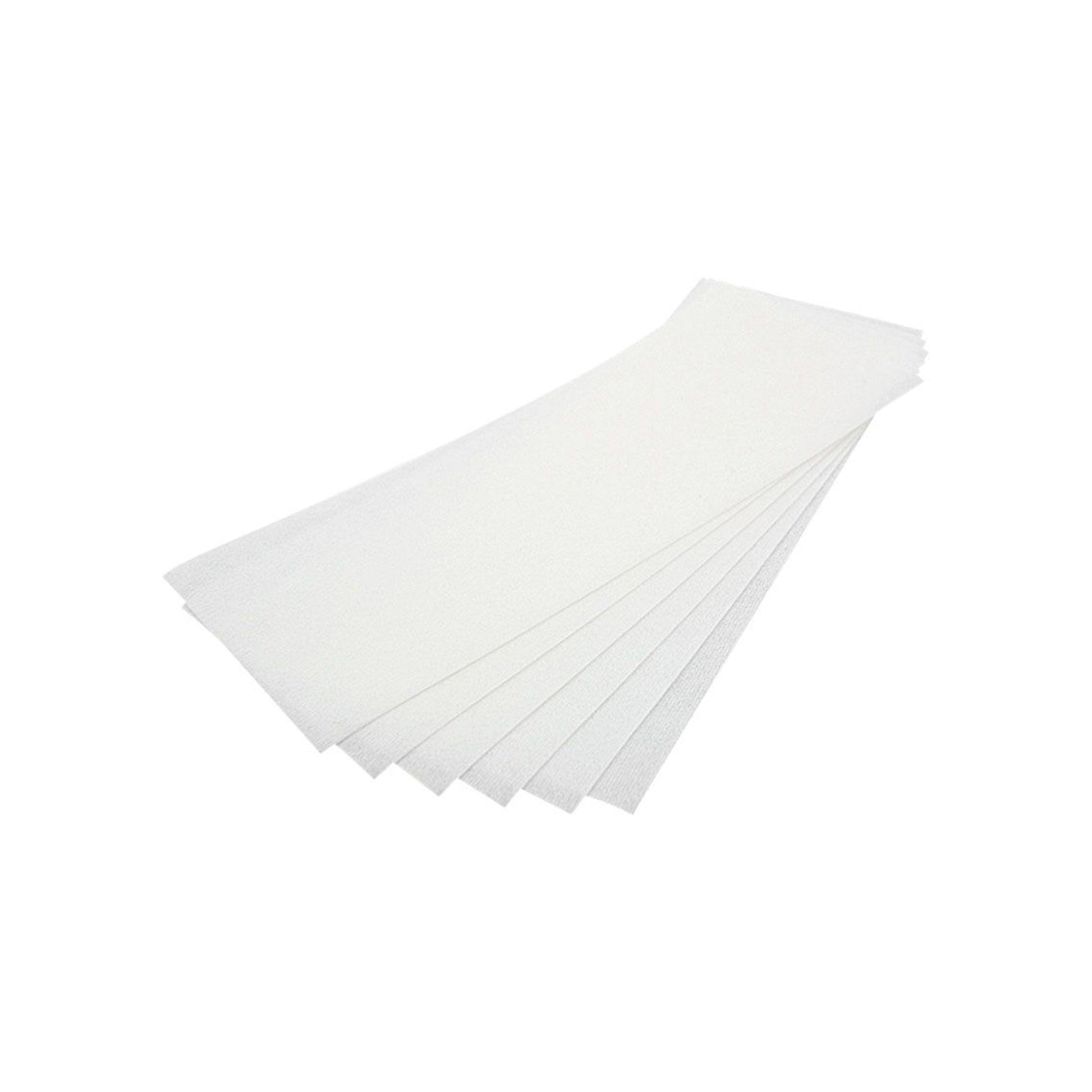 White Paper Wax Strips Pack of 100