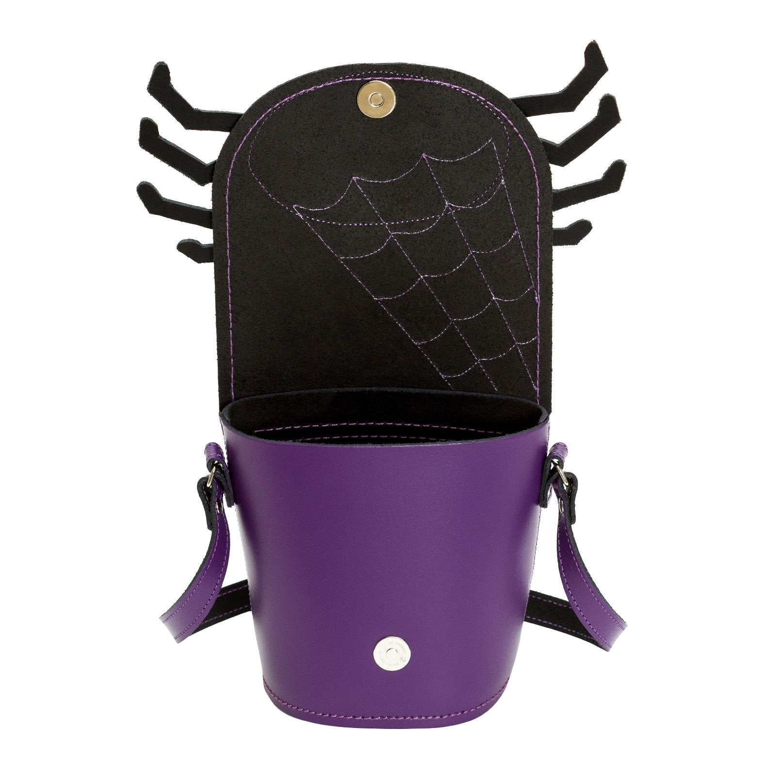 Spider Handmade Leather Barrel Bag