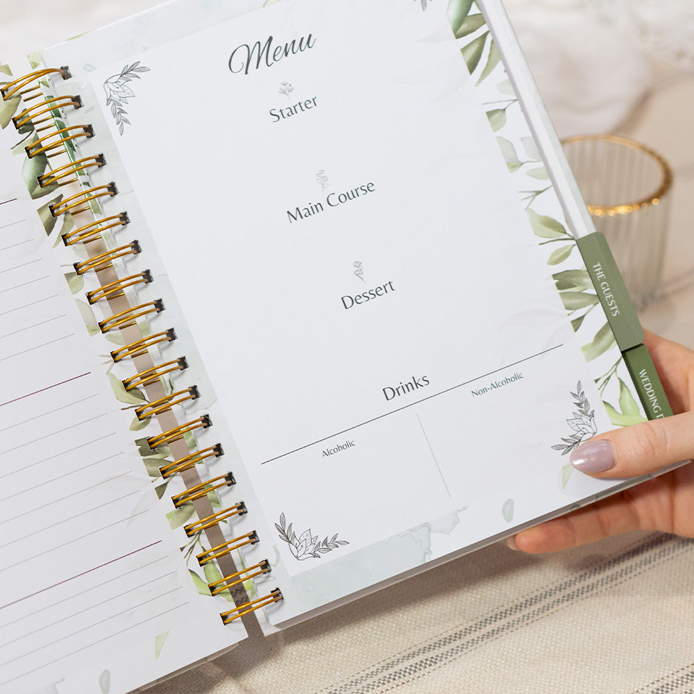 Complete Wedding Planner with Gold Foil Cover