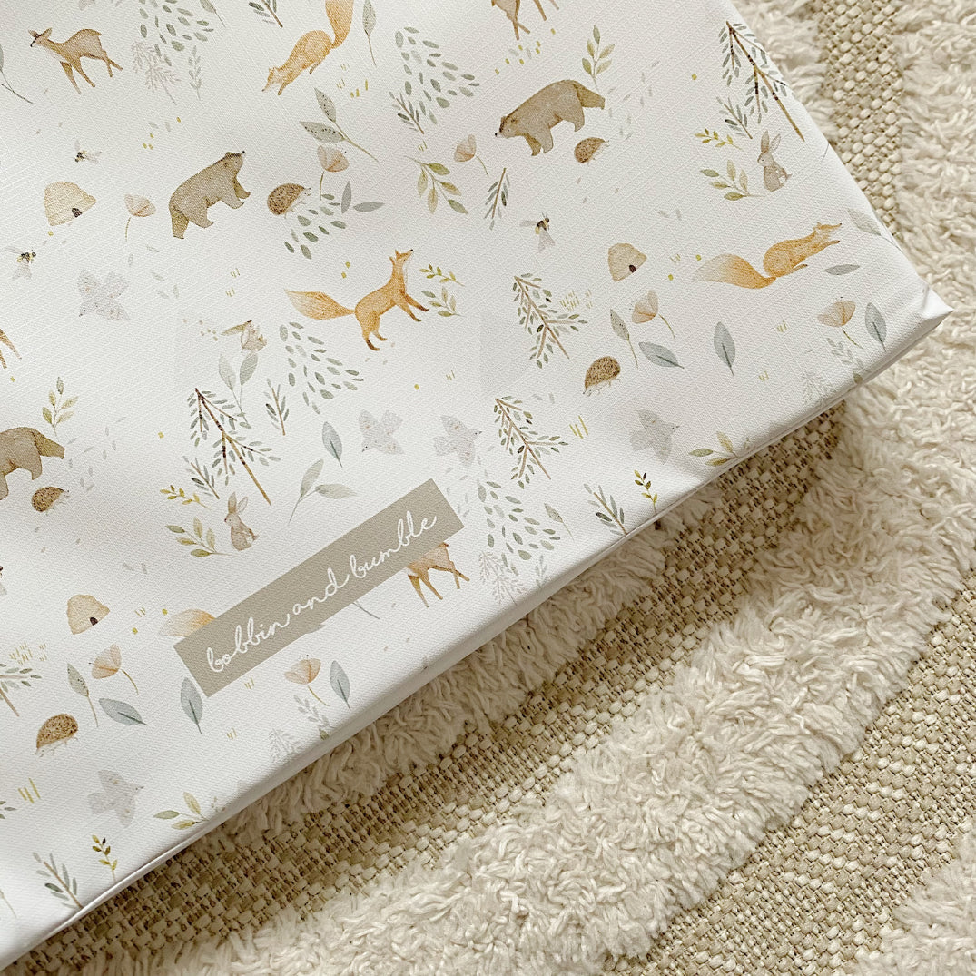 Anti-Roll Wedge Baby Changing Mat - Inca Print