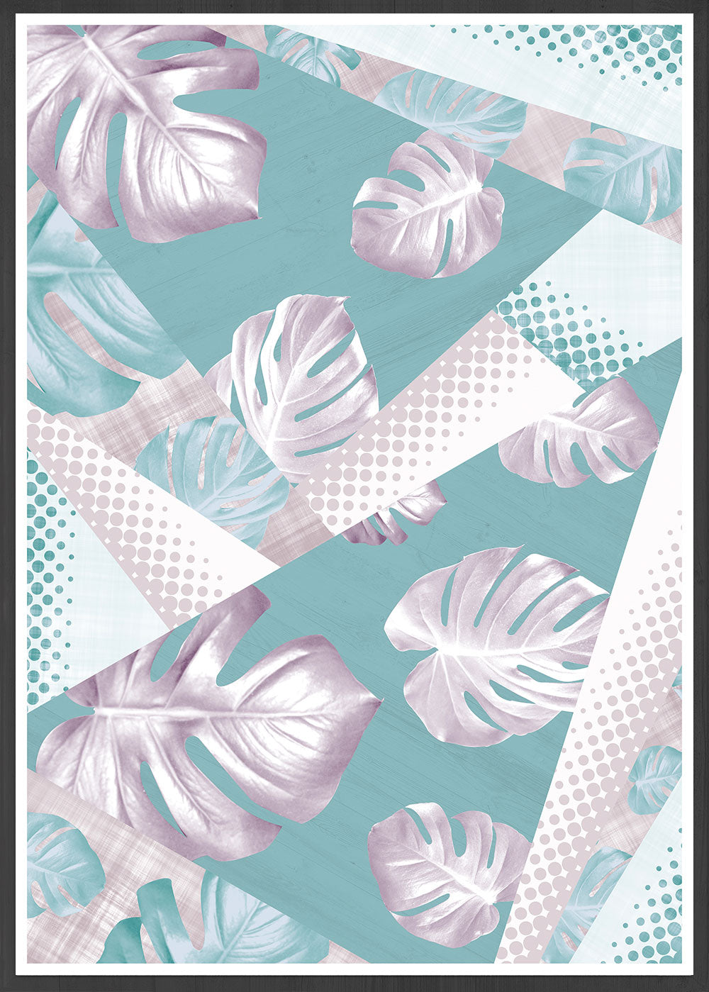 Whisper Botanical Print Monstera Art