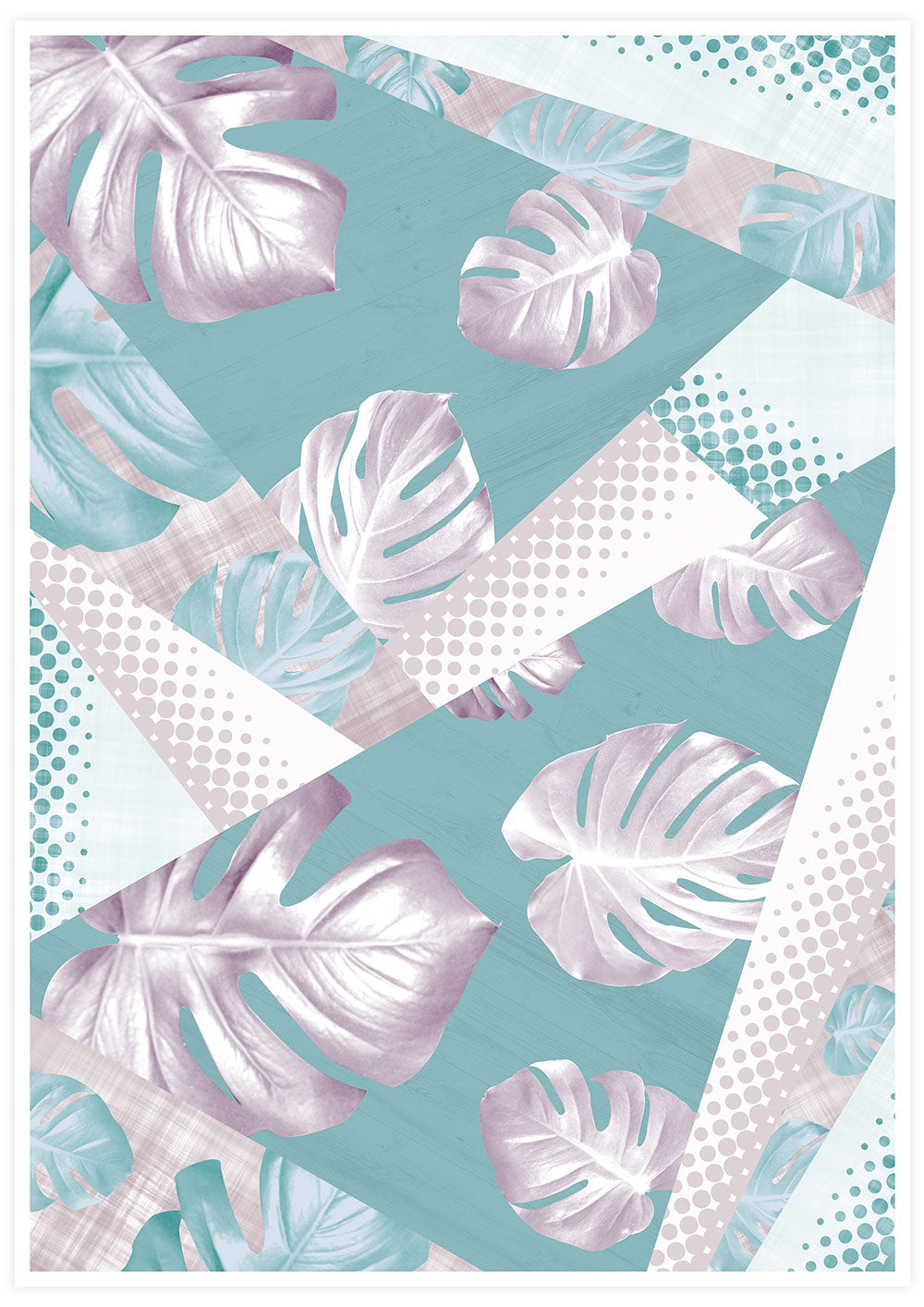 Whisper Botanical Print Monstera Art