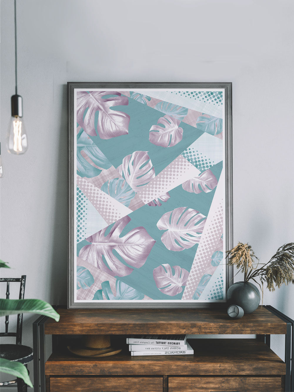 Whisper Botanical Print Monstera Art