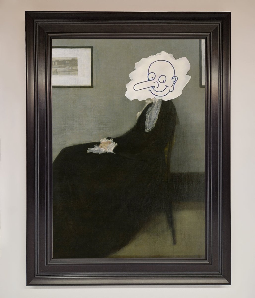 Whistlers Mother Framed Wall Art