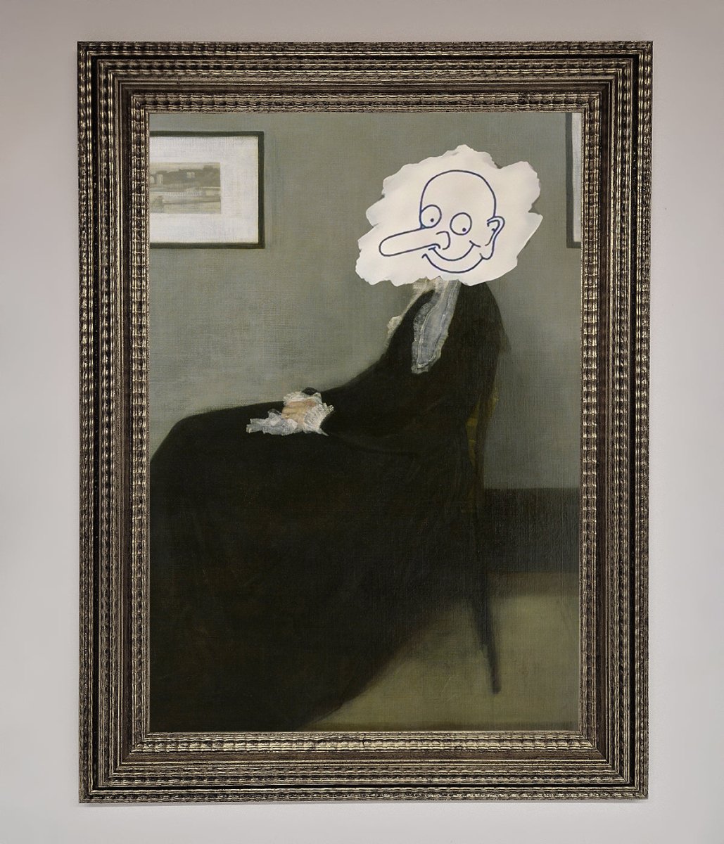 Whistlers Mother Framed Wall Art