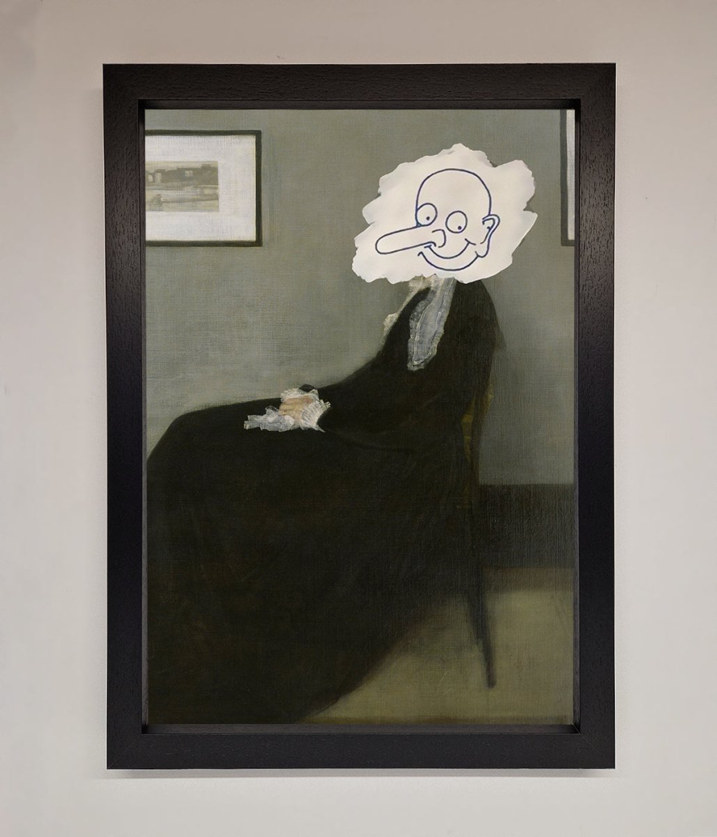 Whistlers Mother Framed Wall Art