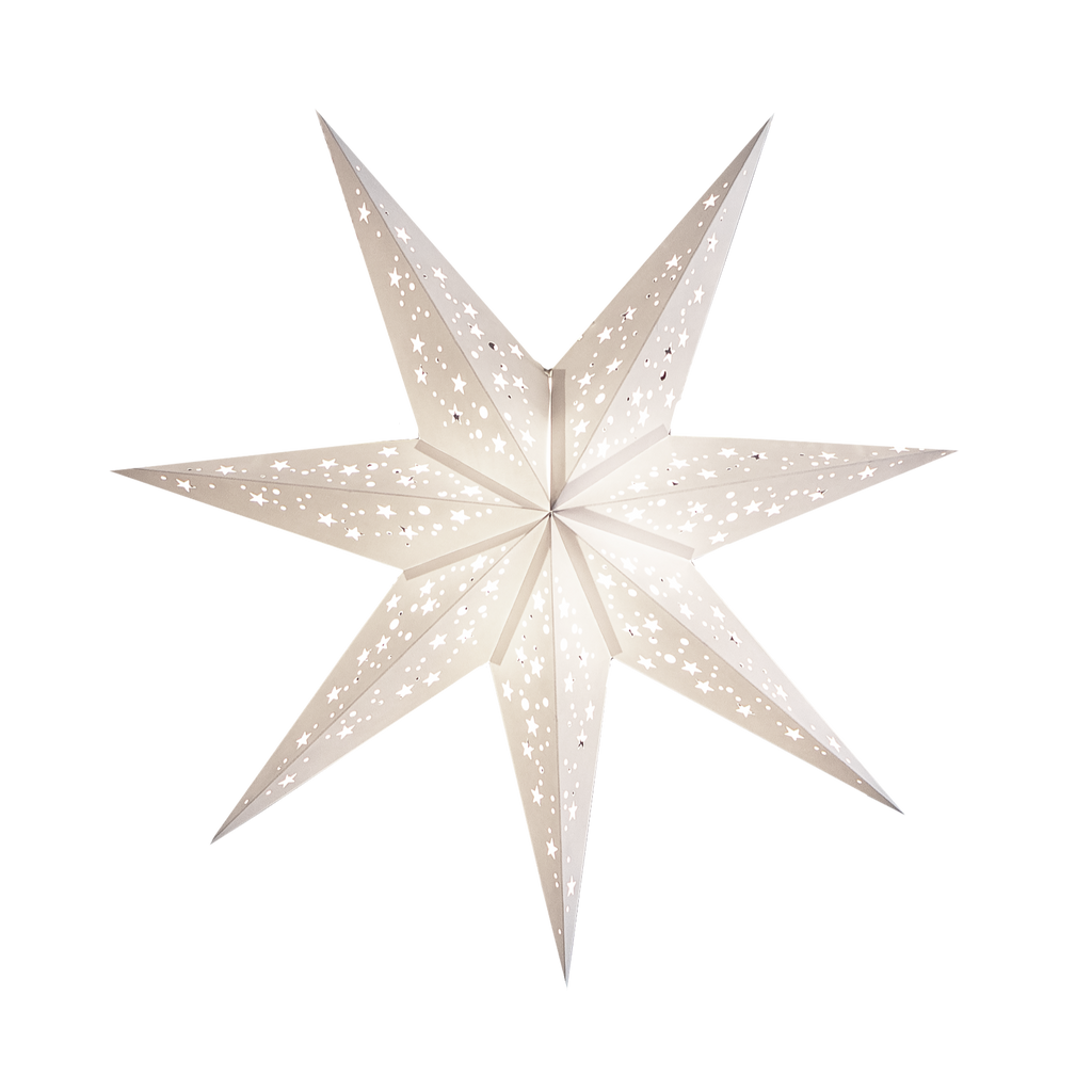 Venus White Star Lantern 60cm