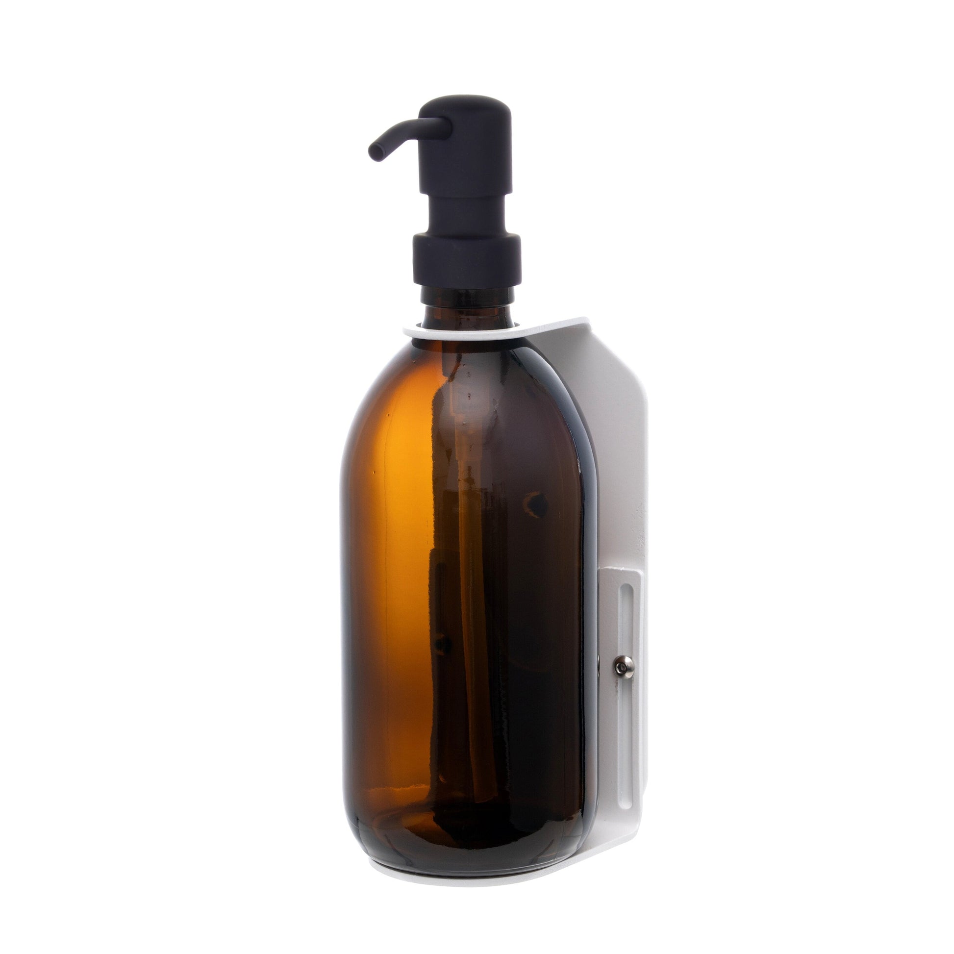 White Single  Wall Mounted Soap Dispenser