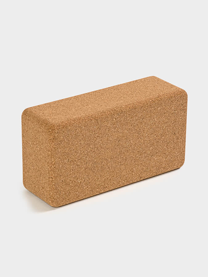 Natural Cork Yoga Block for Support and Stability