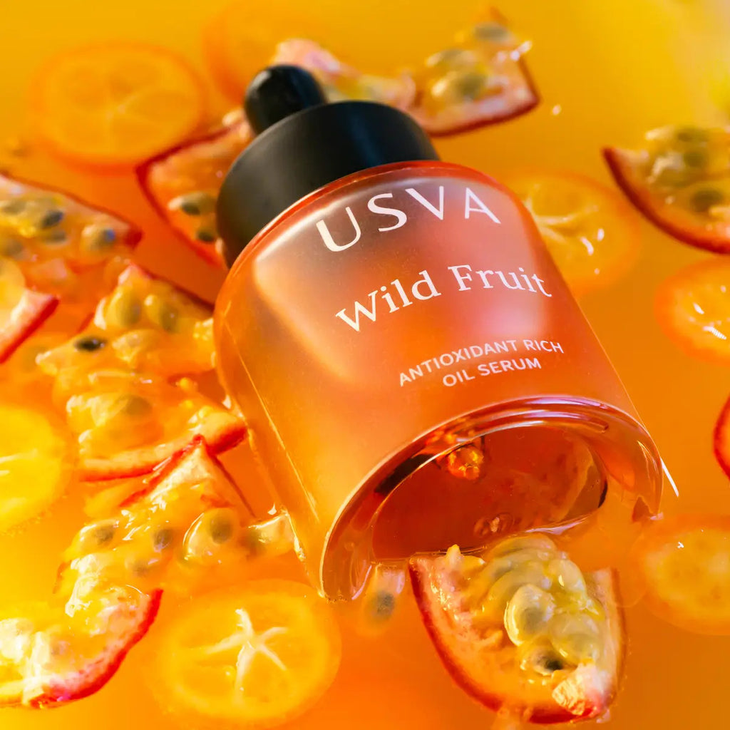 Revitalize Your Skin with Wild Fruit Oil Serum - Natural, Vegan & Cruelty-Free Skincare by Usva Cosmetics at www.brixbailey.com
