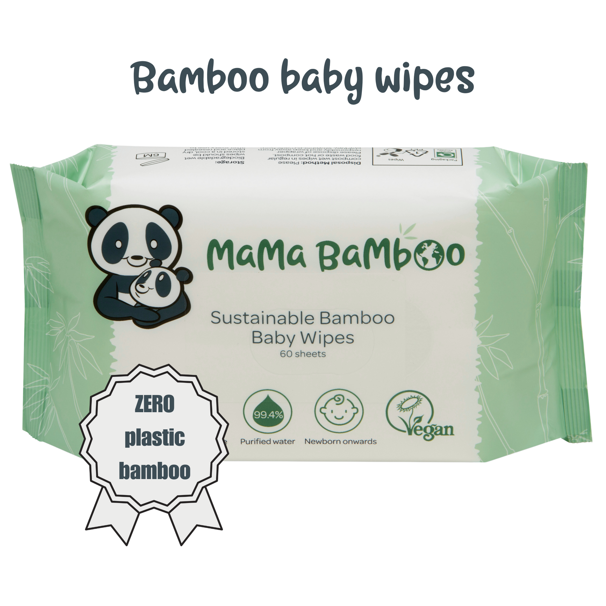 Newborn Starter Bundle with Bamboo Nappies and Wipes