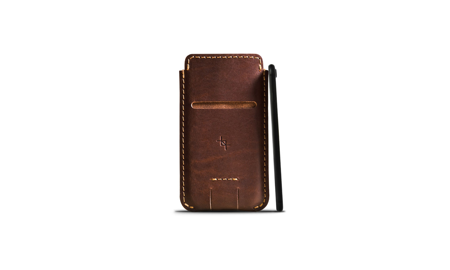 Wirepouch Leather Phone Case – Smart & Stylish with Card Slot by Craftory at brixbailey.com