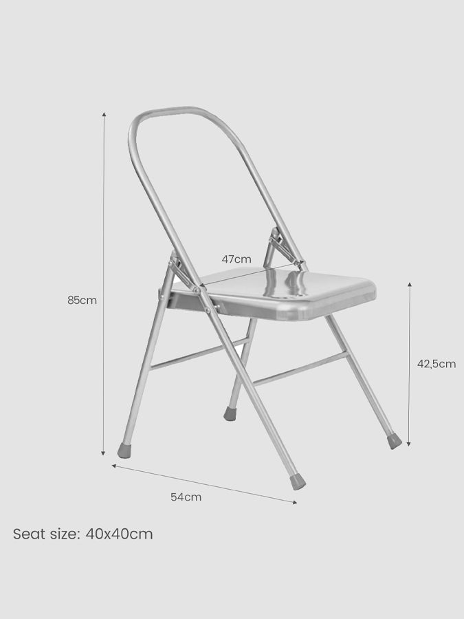Folding Yoga Chair With Front Bar