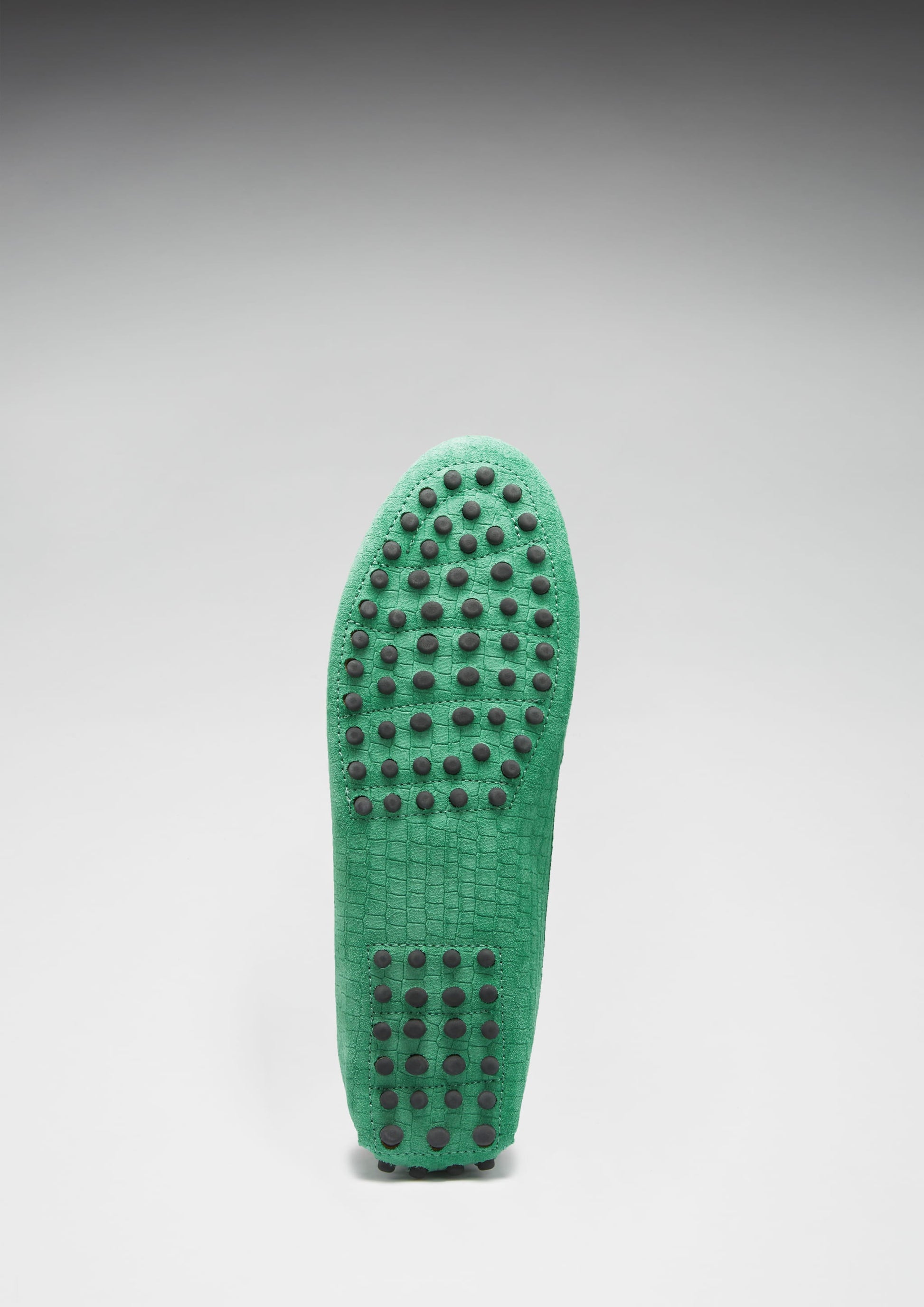 Women's Penny Driving Loafers in Emerald Suede