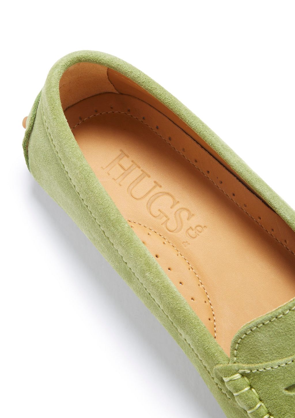 Women's Olive Green Penny Driving Loafers
