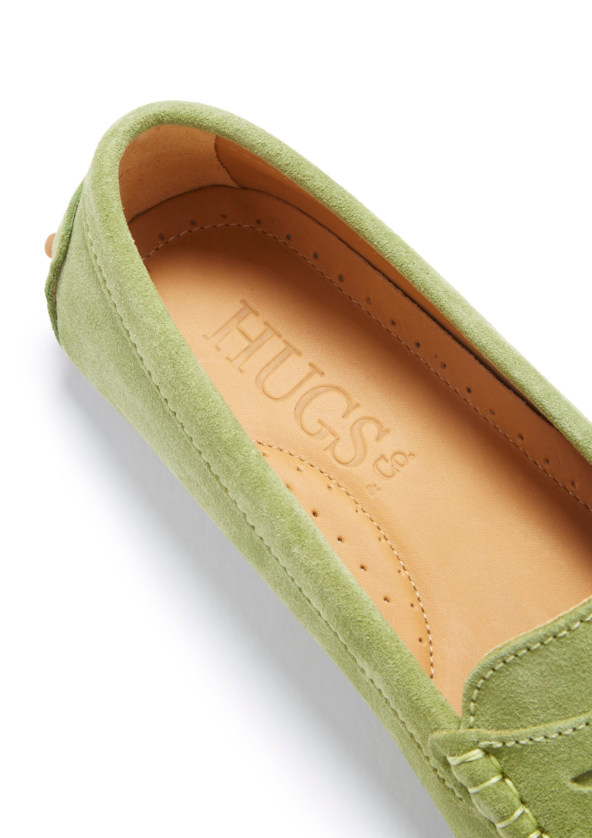 Women's Olive Green Penny Driving Loafers
