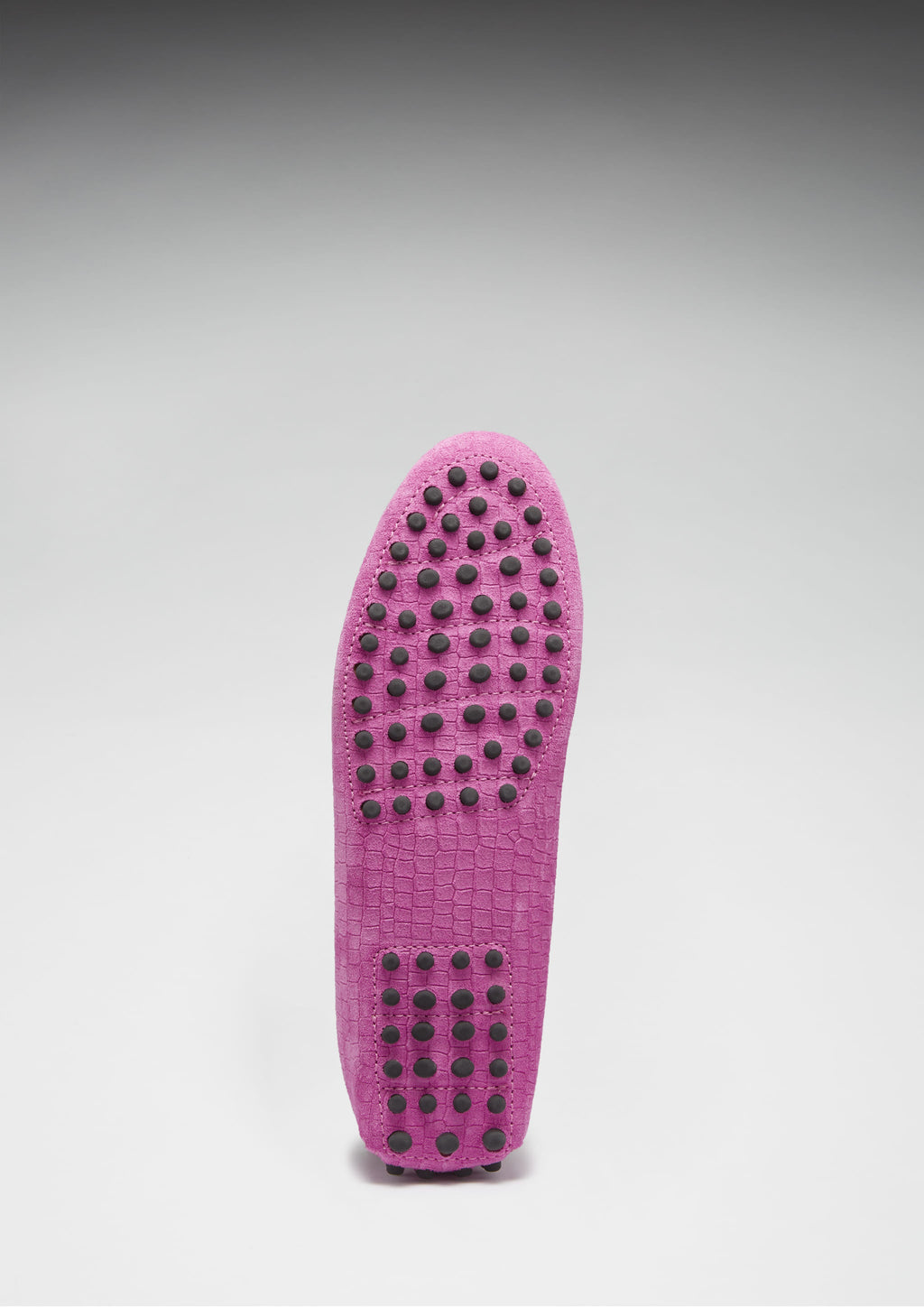 Women's Pink Suede Penny Driving Loafers