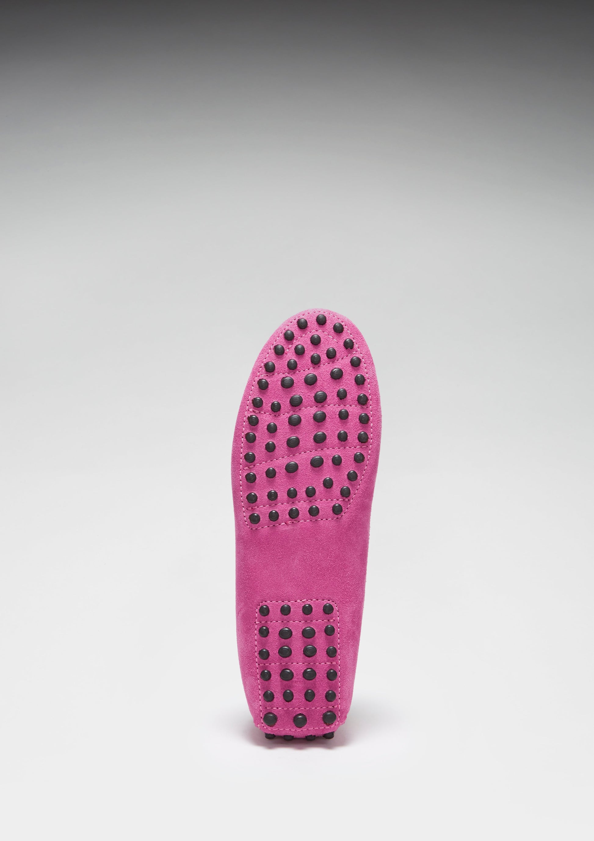 Women's Pink Suede Tasselled Driving Loafers