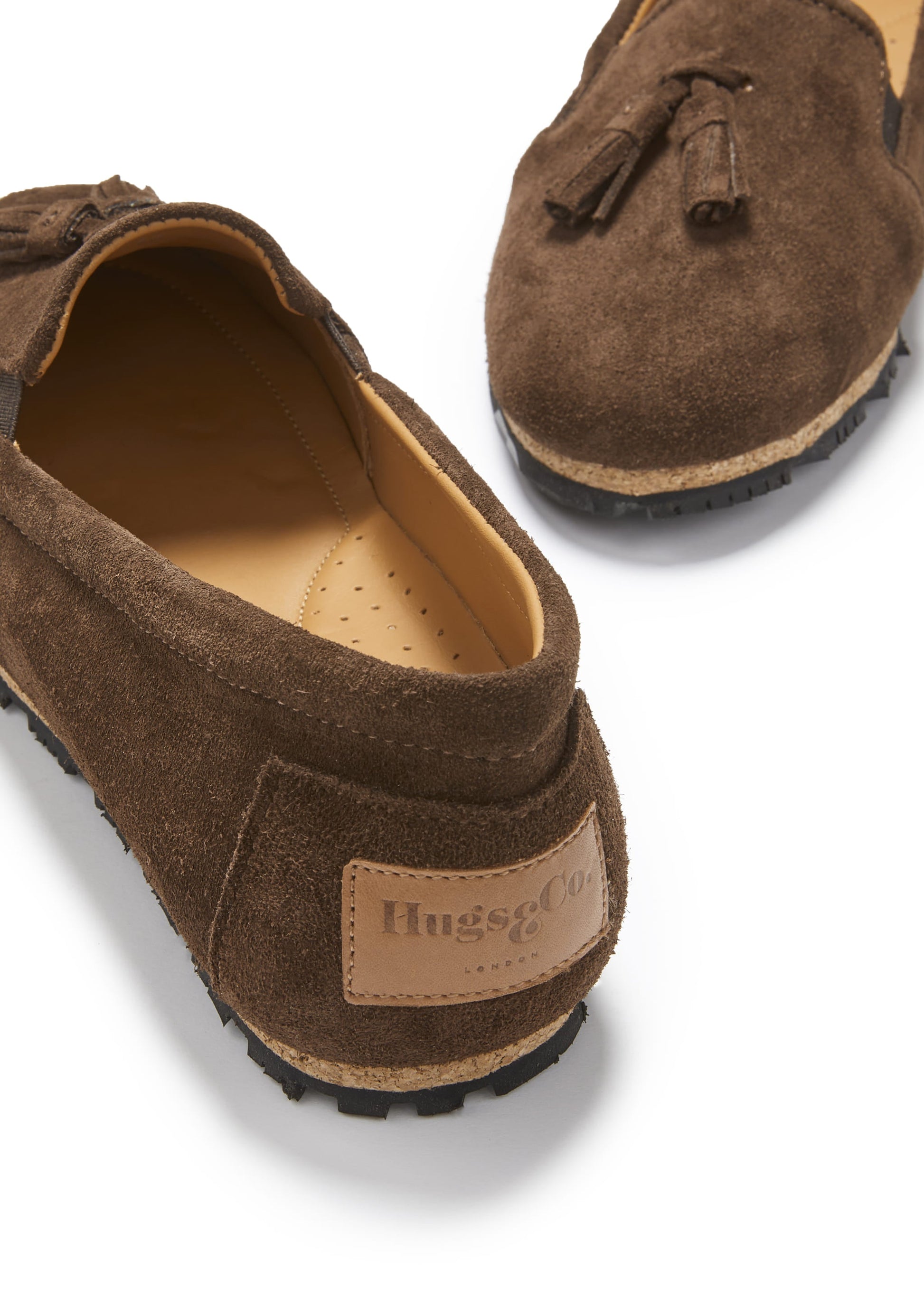 Women's Brown Suede Espadrilles with Tassels