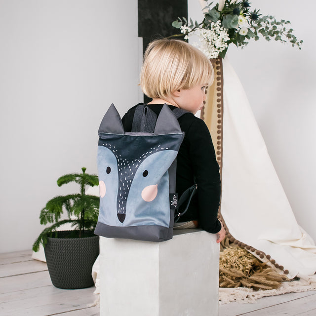 Wolf-Themed Kids Backpack – Fun & Functional for Adventures by Muni at www.brixbailey.com