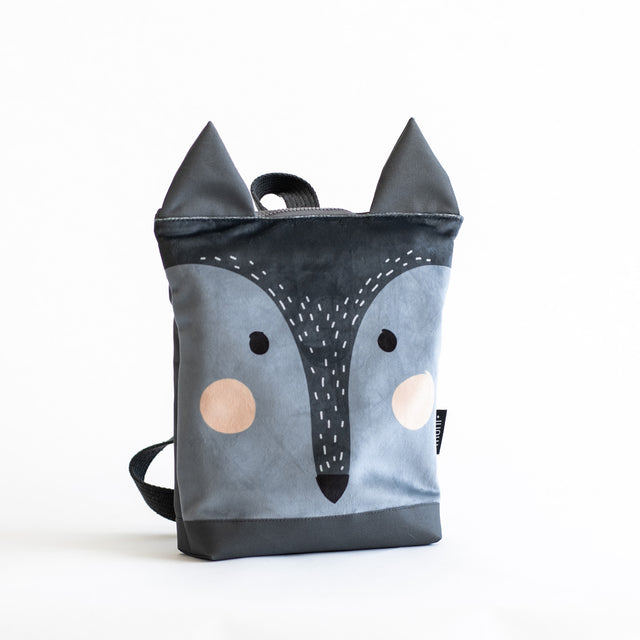 Kids Wolf Backpack – Fun & Durable for Adventures by Muni at www.brixbailey.com