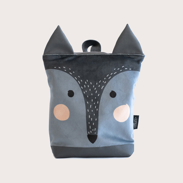 Wolf Backpack for Kids – Fun & Durable for Outdoor Adventures by Muni at www.brixbailey.com