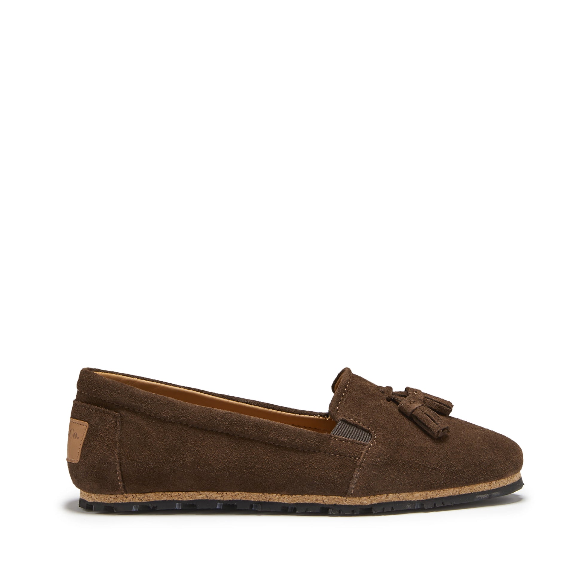 Women's Brown Suede Espadrilles with Tassels