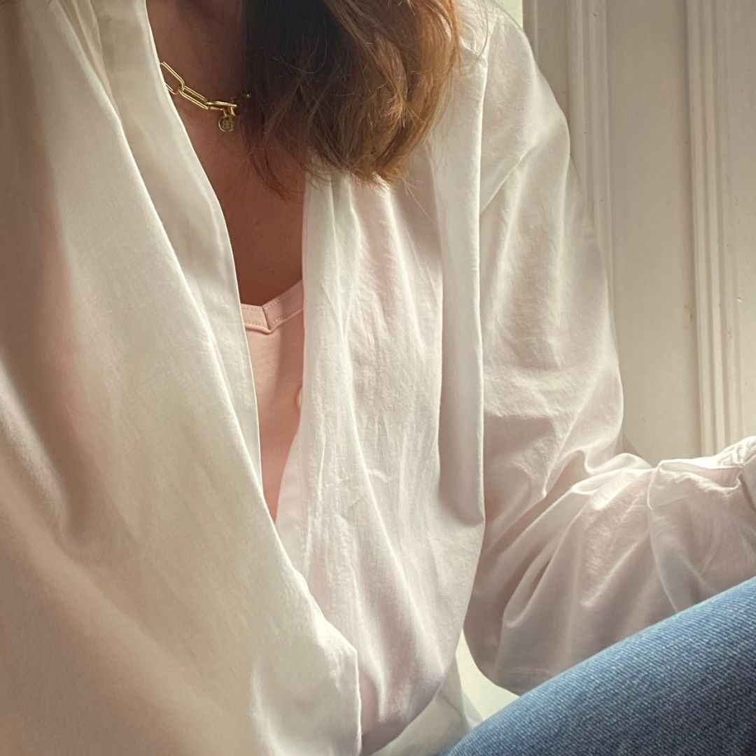 Women's Merino Wool Cami in Pink Peach Blossom