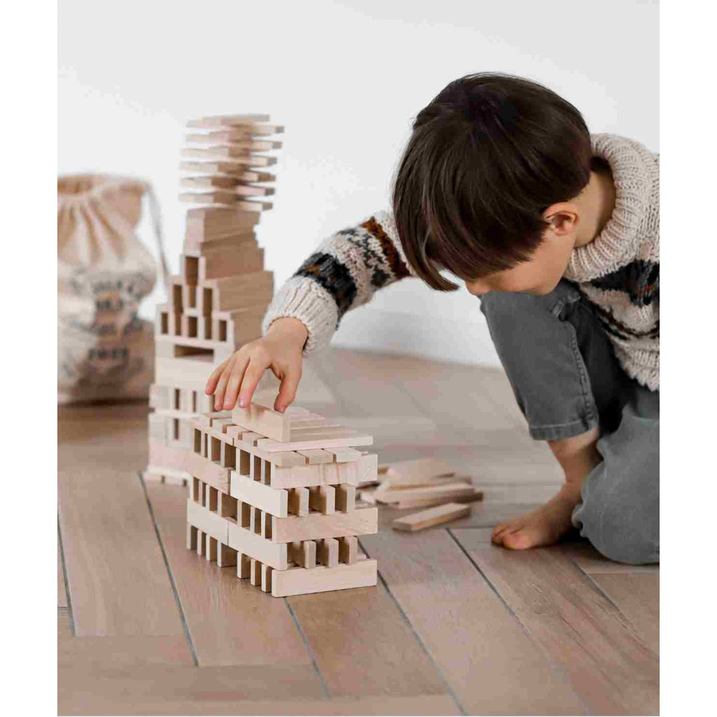 Wooden Story Eco-Friendly Wooden Blocks - Creative & Sensory Development Toy Set by Wooden Story at www.brixbailey.com