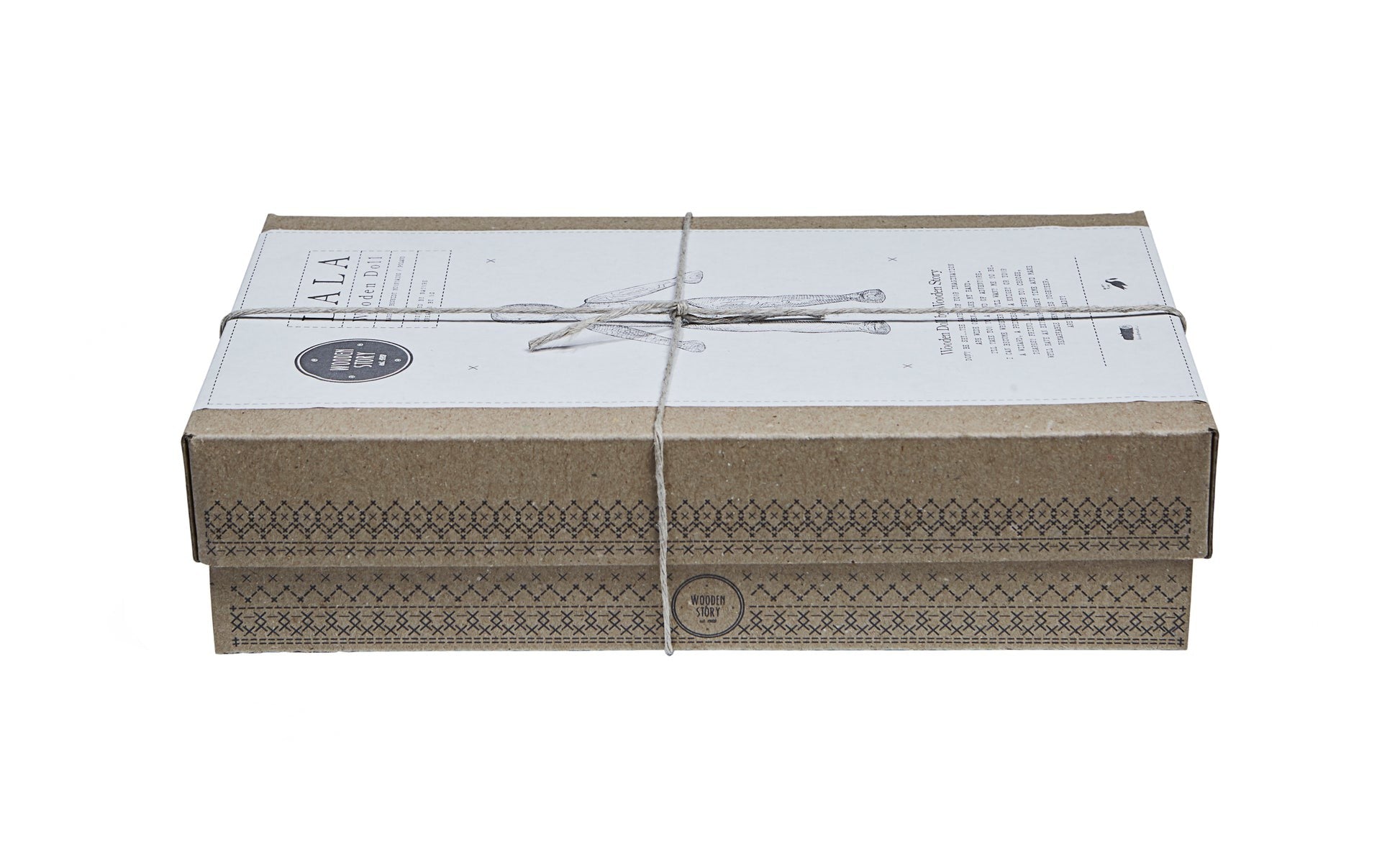 Wooden Walnut Doll with Pants by Wooden Story - Eco-Friendly & Imaginative Play Toy by Wooden Story at www.brixbailey.com