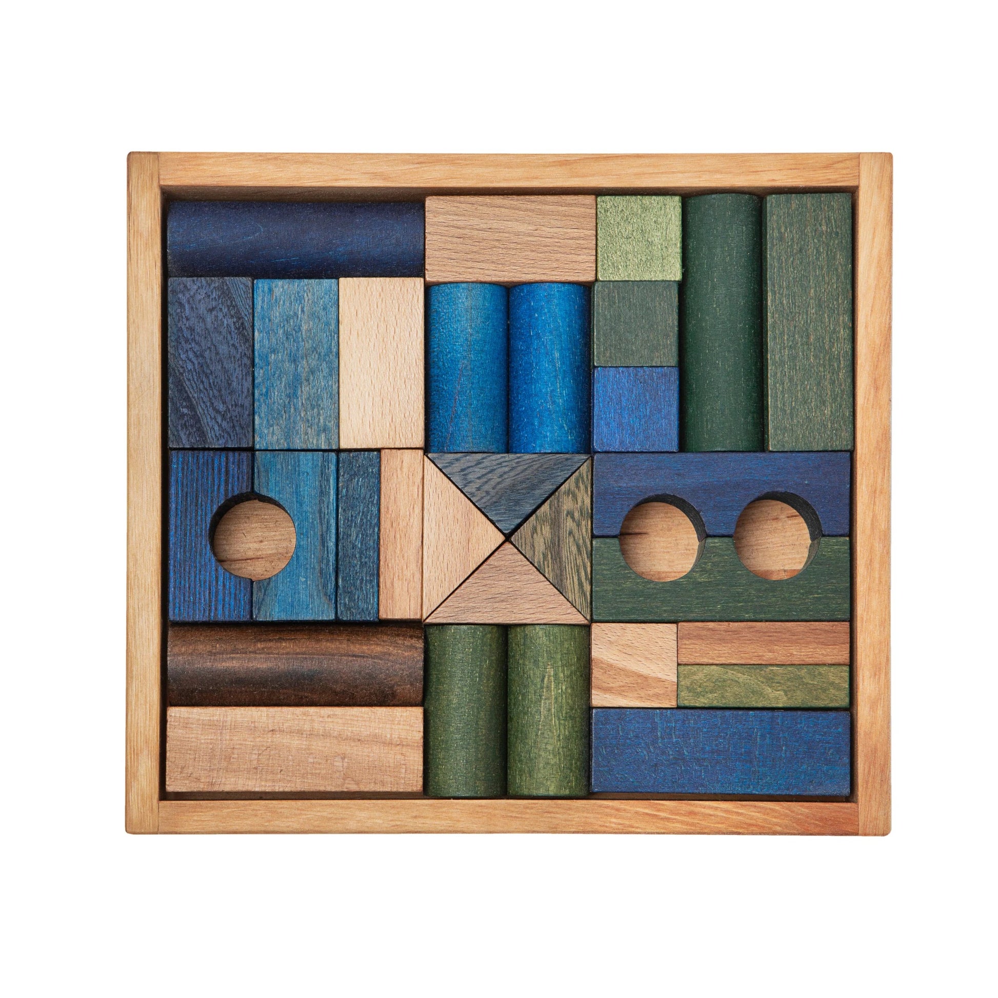 Eco-Friendly Wooden Block Set for Creative Play - Enhances Imagination & Coordination by Wooden Story at www.brixbailey.com