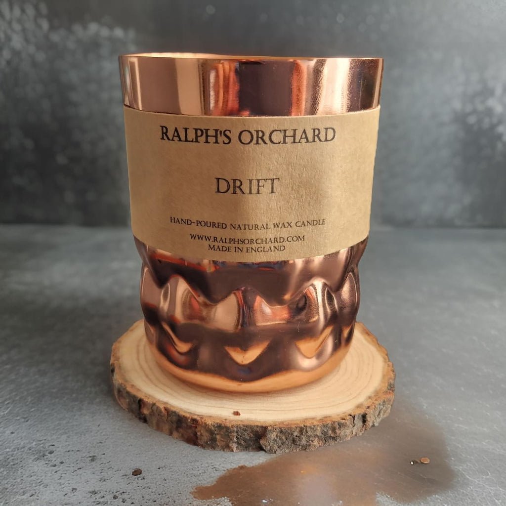 Wooden Candle Coasters Natural Wood