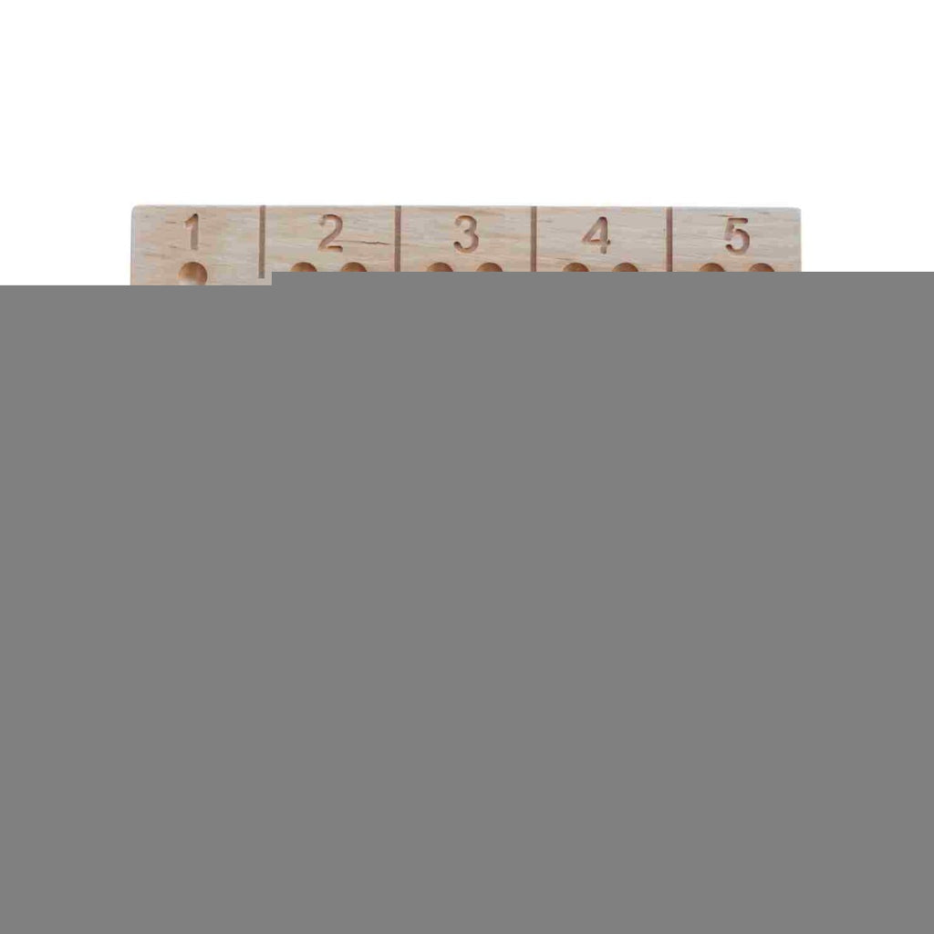 Educational Wooden Numeric Board - Enhances Number Writing & Fine Motor Skills by Wooden Story at www.brixbailey.com