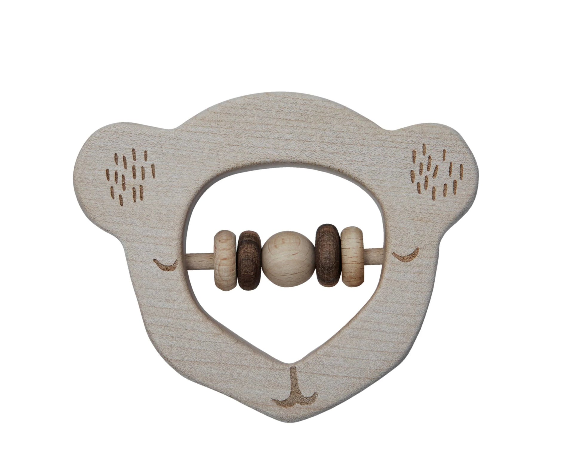 Wooden Koala Teether Rattle by Wooden Story - Safe, Eco-Friendly & Sensory Stimulating by Wooden Story at www.brixbailey.com